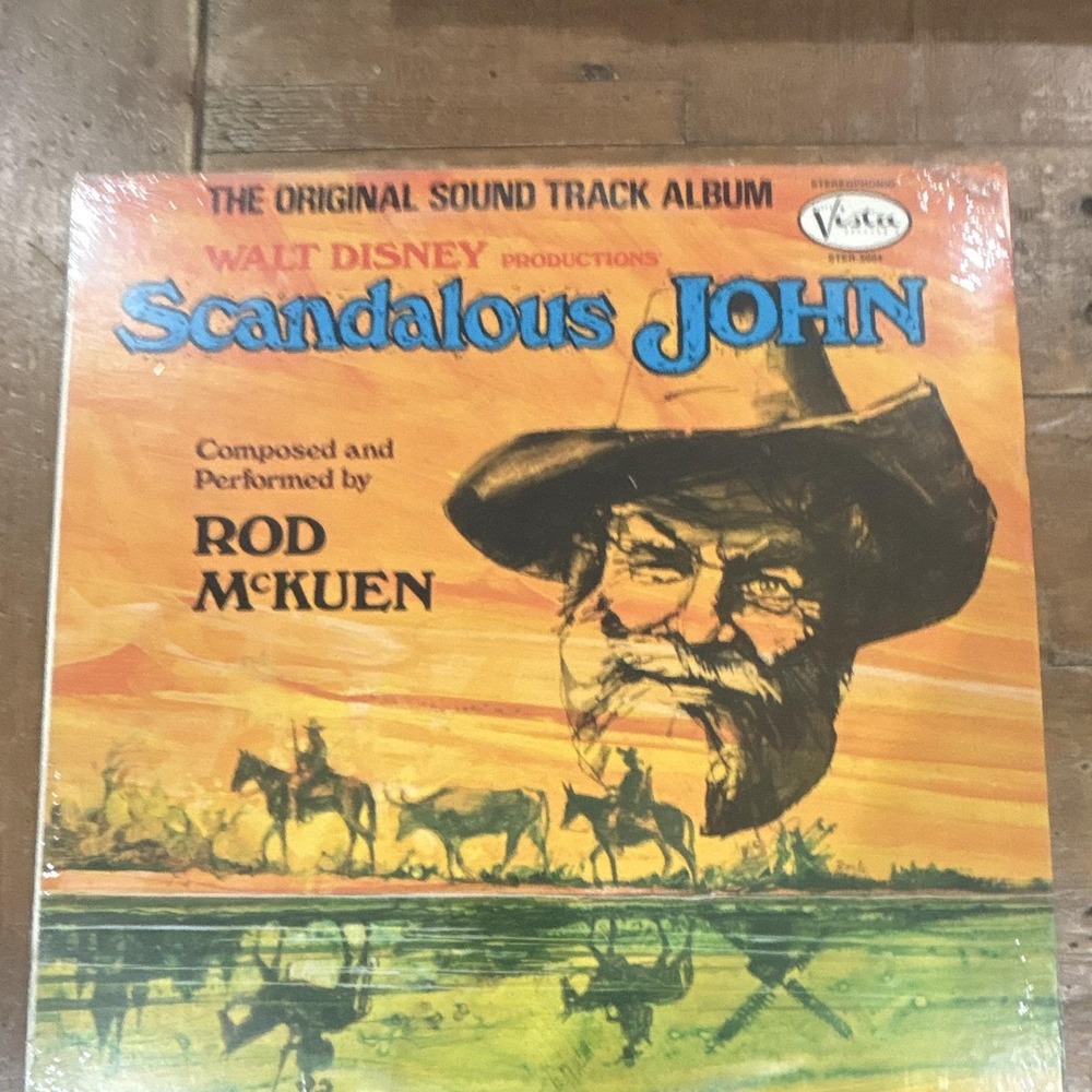 Rod McKuen Scandalous John Original Sound Track Album Vista Black Vinyl LP